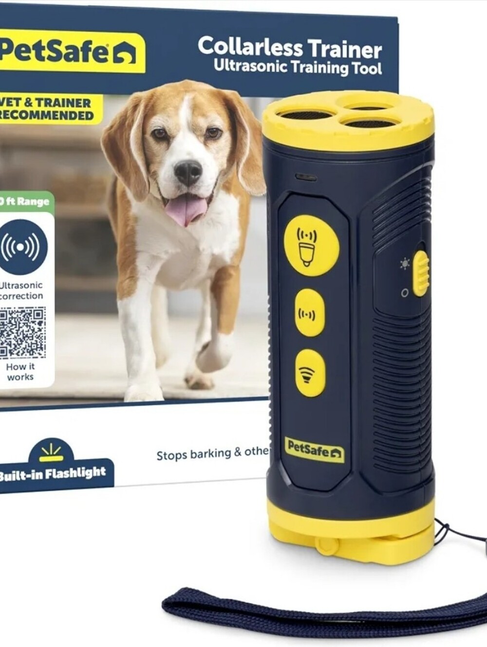 PetSafe Collarless Trainer Handheld Ultrasonic Bark Deterrent High-Pitched Sound